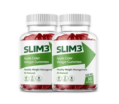 Two bottles of Slim3 Gummies package option